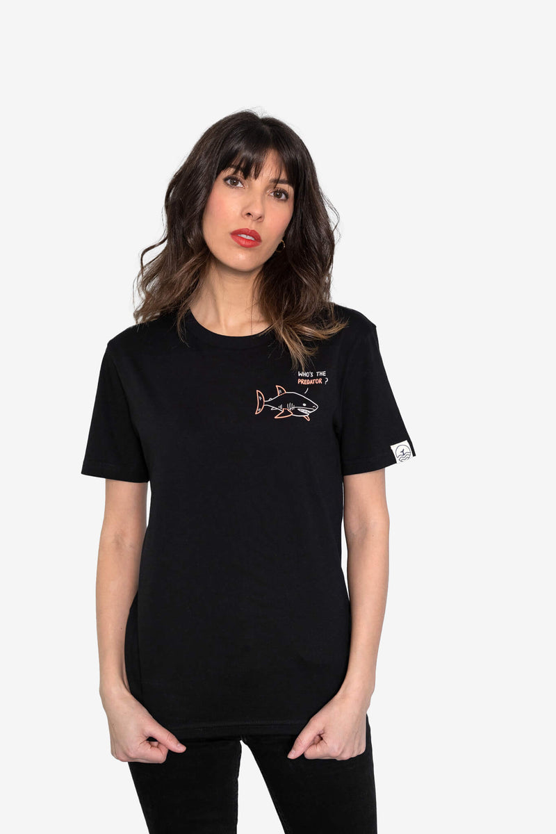 T-shirt Cult Predator Noir Femme