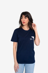 T-shirt Cult Sort Marine Femme